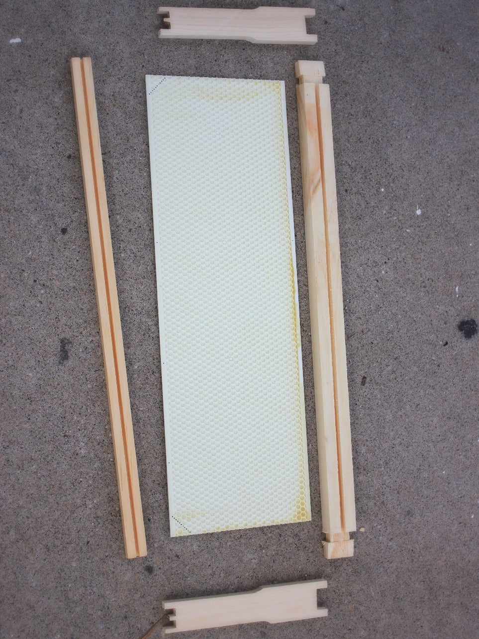 Medium Unassembled Frame with Foundation