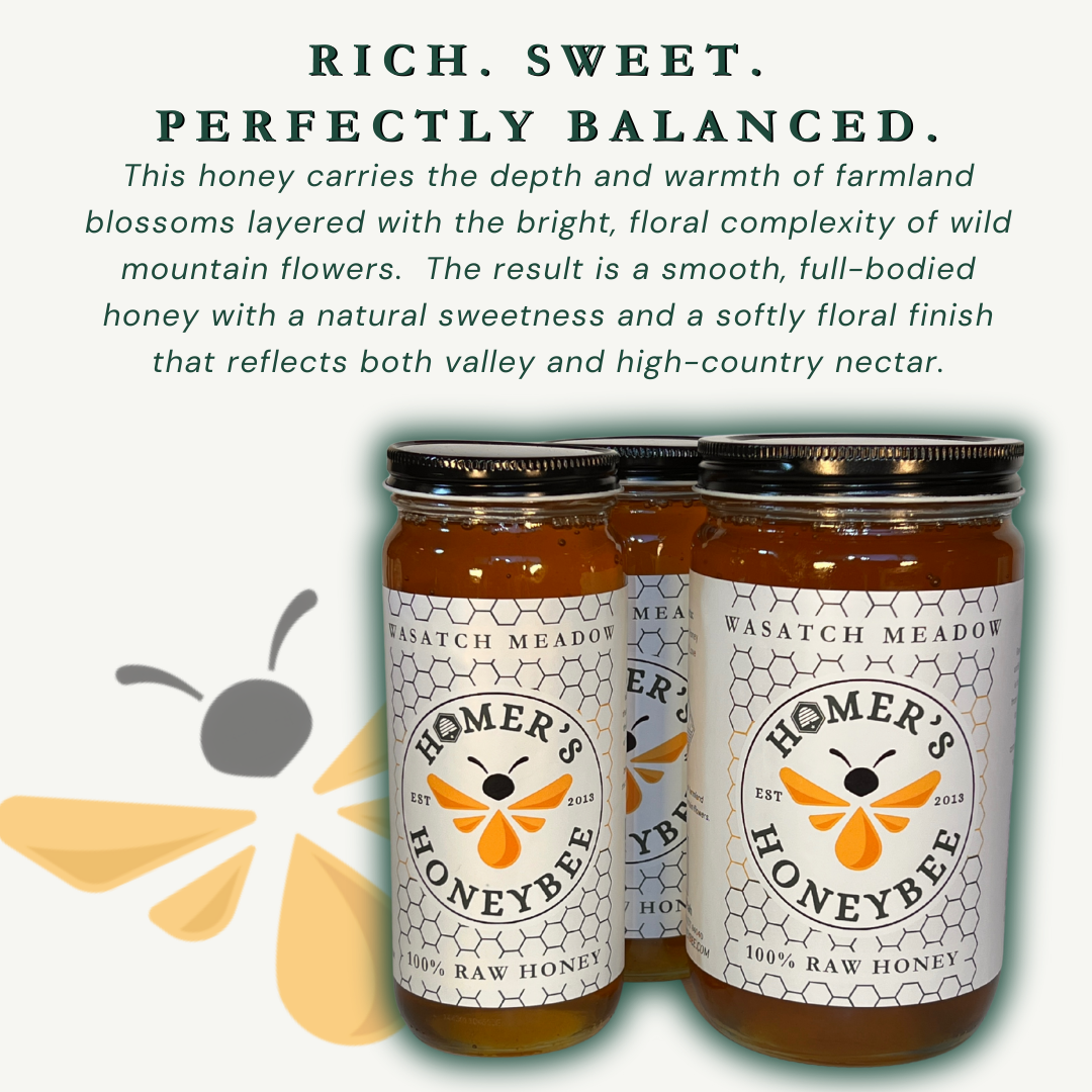 Wasatch Meadow Raw Honey