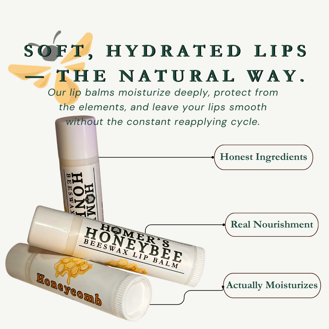 All Natural Beeswax Lip Balm