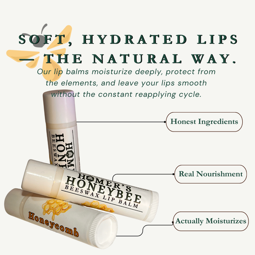 All Natural Beeswax Lip Balm