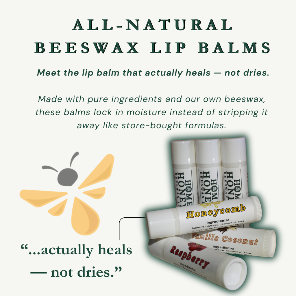 All Natural Beeswax Lip Balm