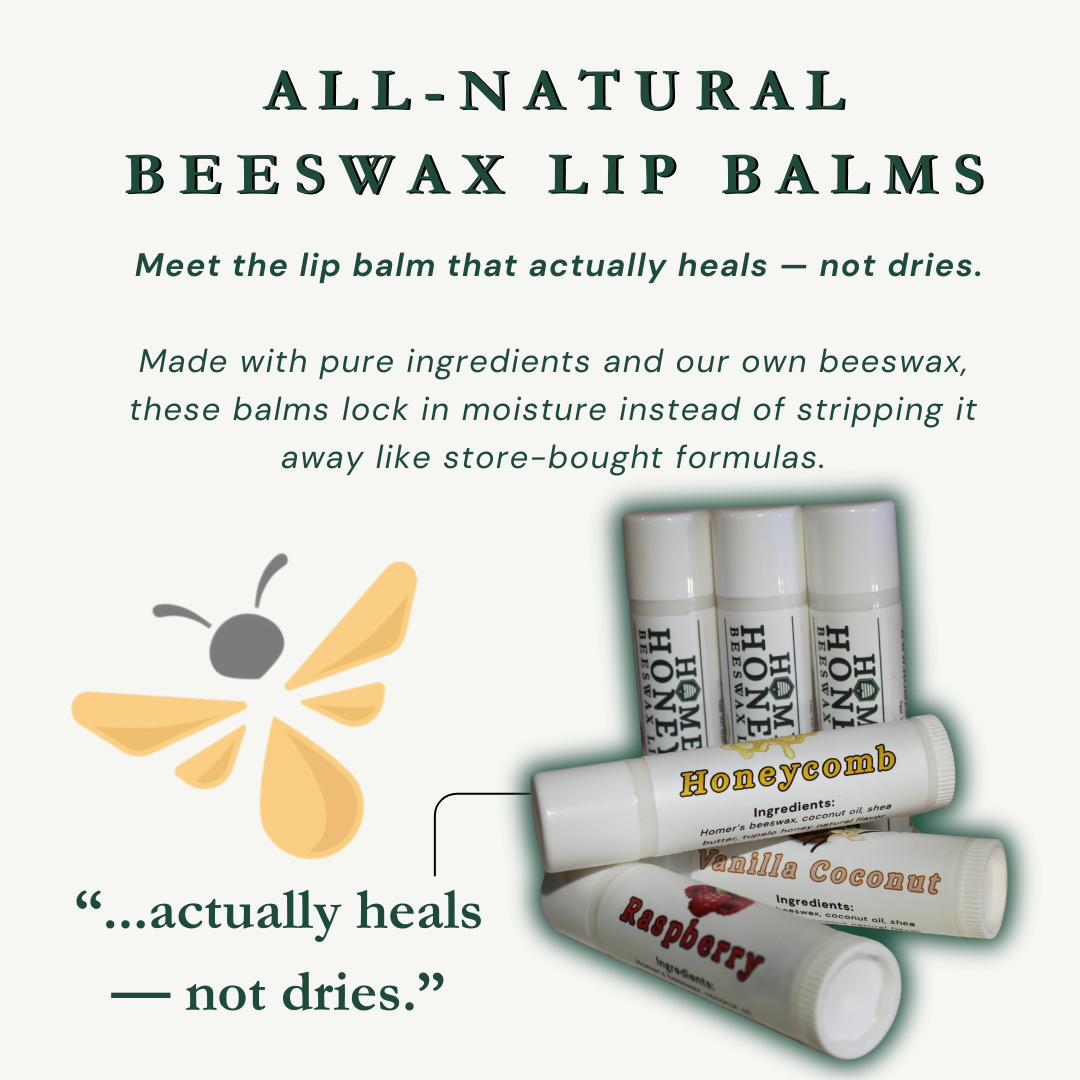 All Natural Beeswax Lip Balm