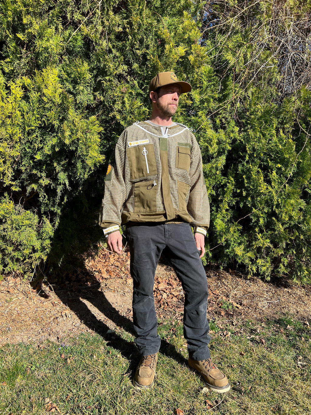 Professional Three Layer Ventilated Beekeeping Jacket