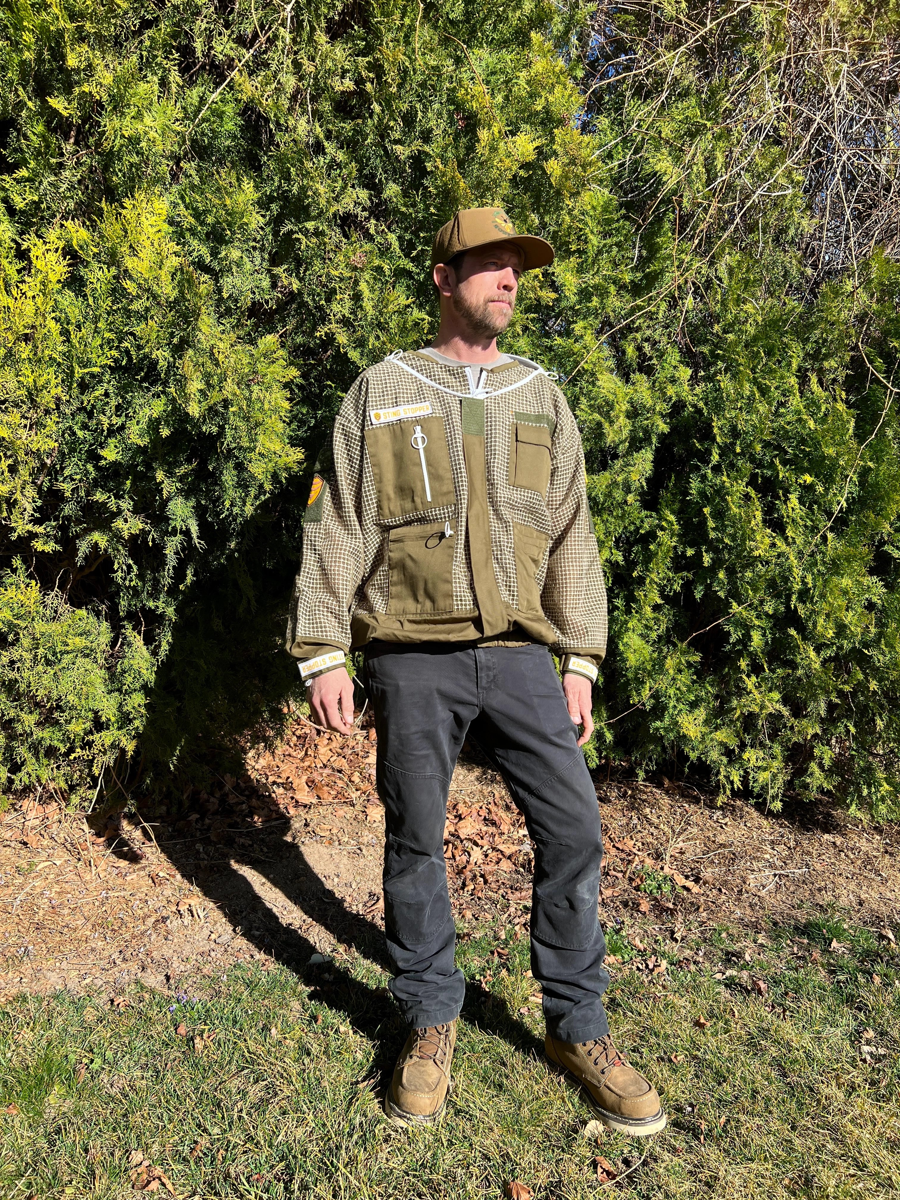 Professional Three Layer Ventilated Beekeeping Jacket