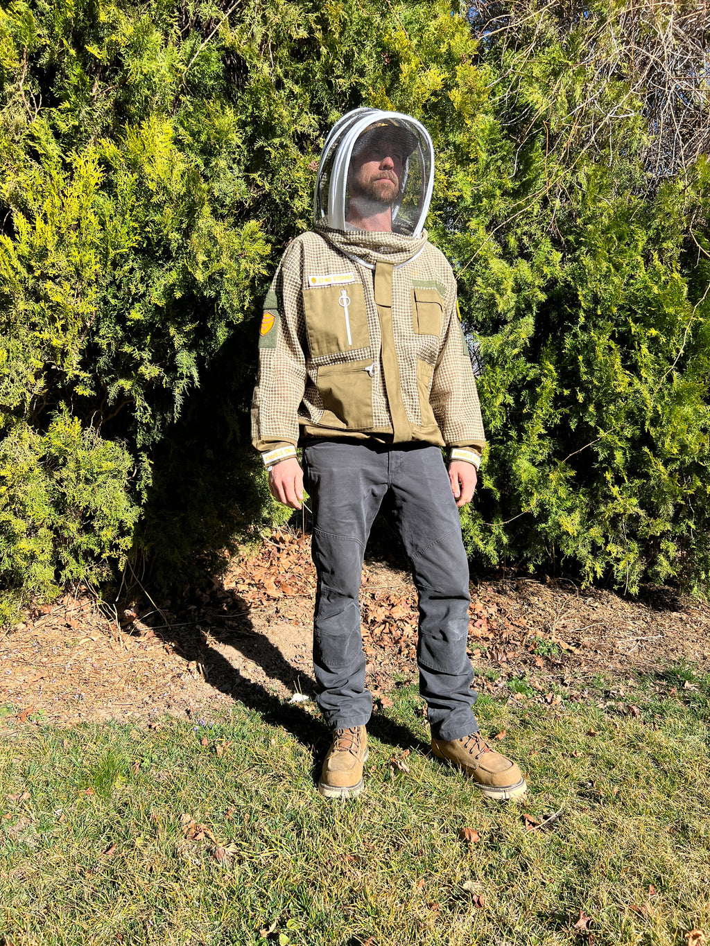 Professional Three Layer Ventilated Beekeeping Jacket