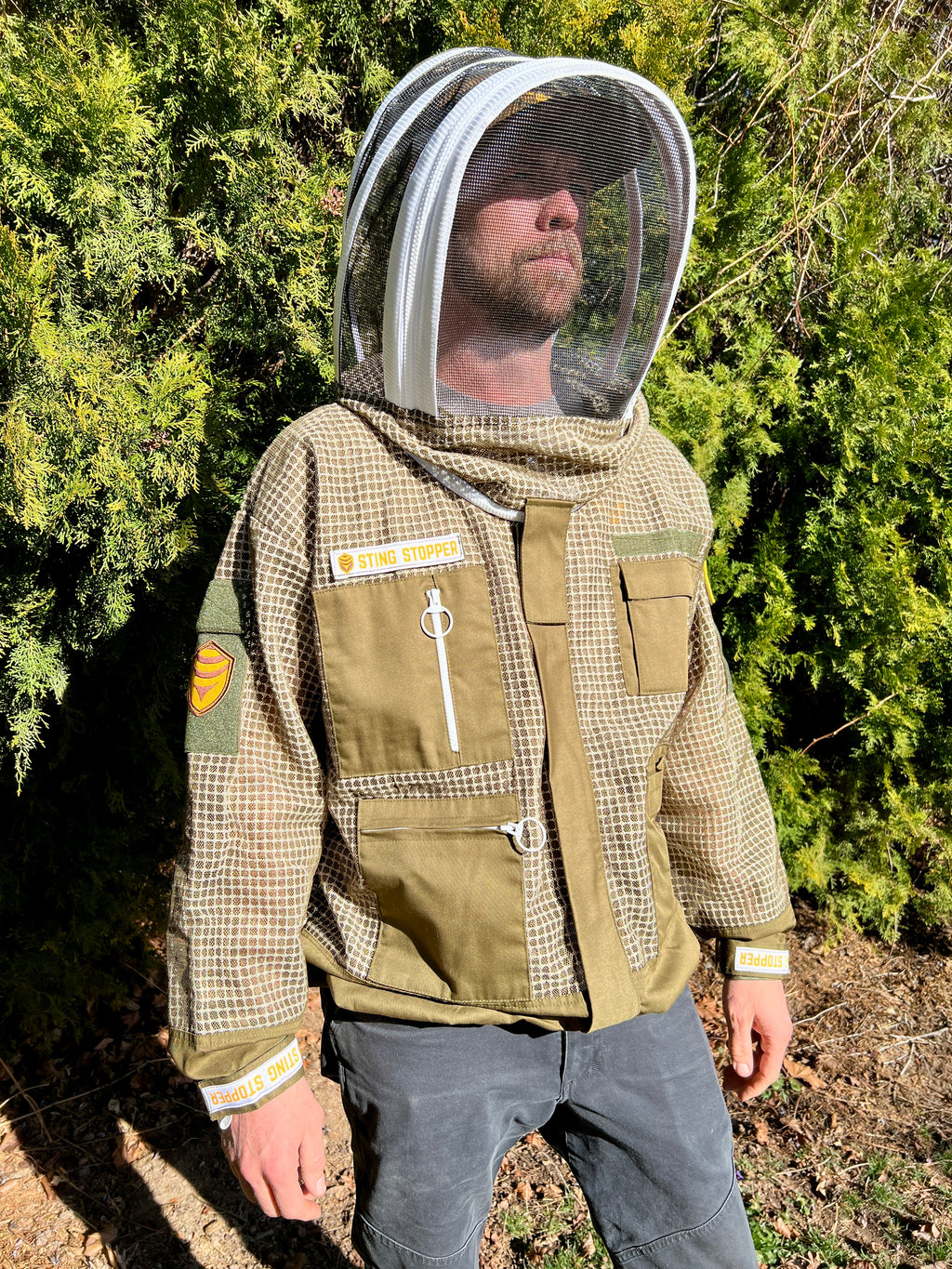 Professional Three Layer Ventilated Beekeeping Jacket