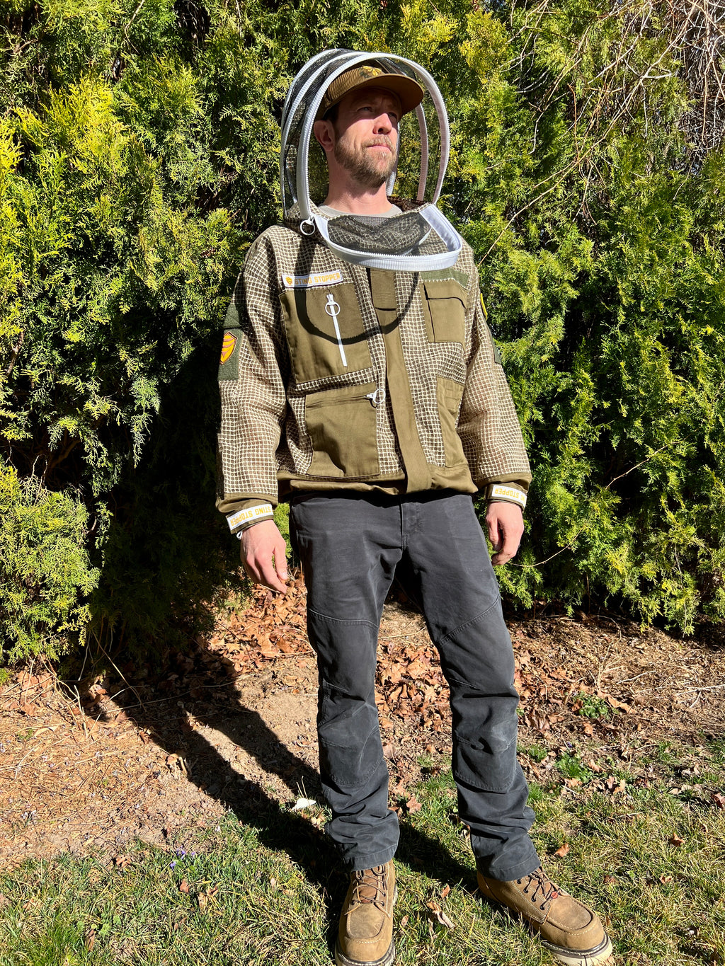 Professional Three Layer Ventilated Beekeeping Jacket