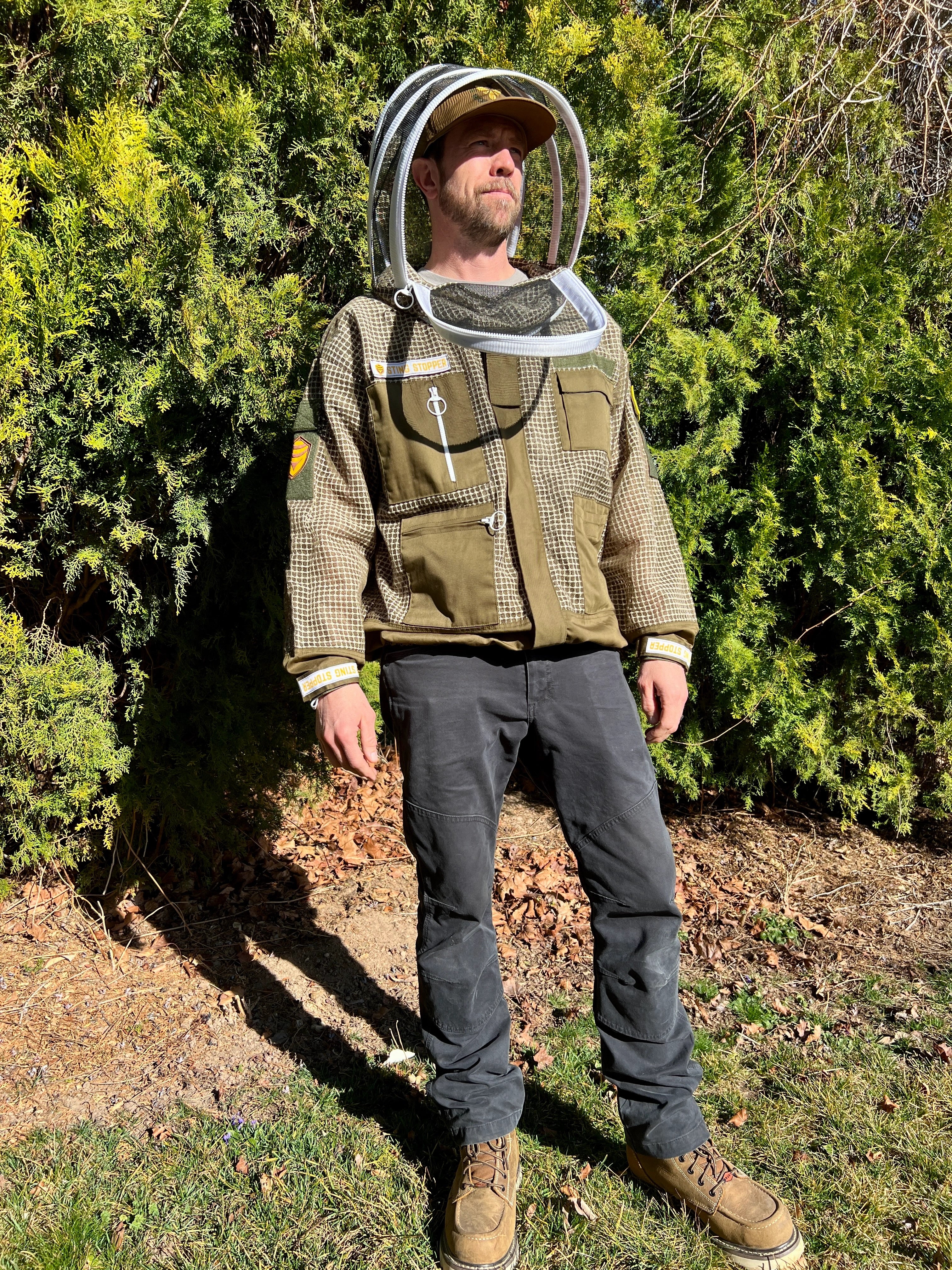 Professional Three Layer Ventilated Beekeeping Jacket