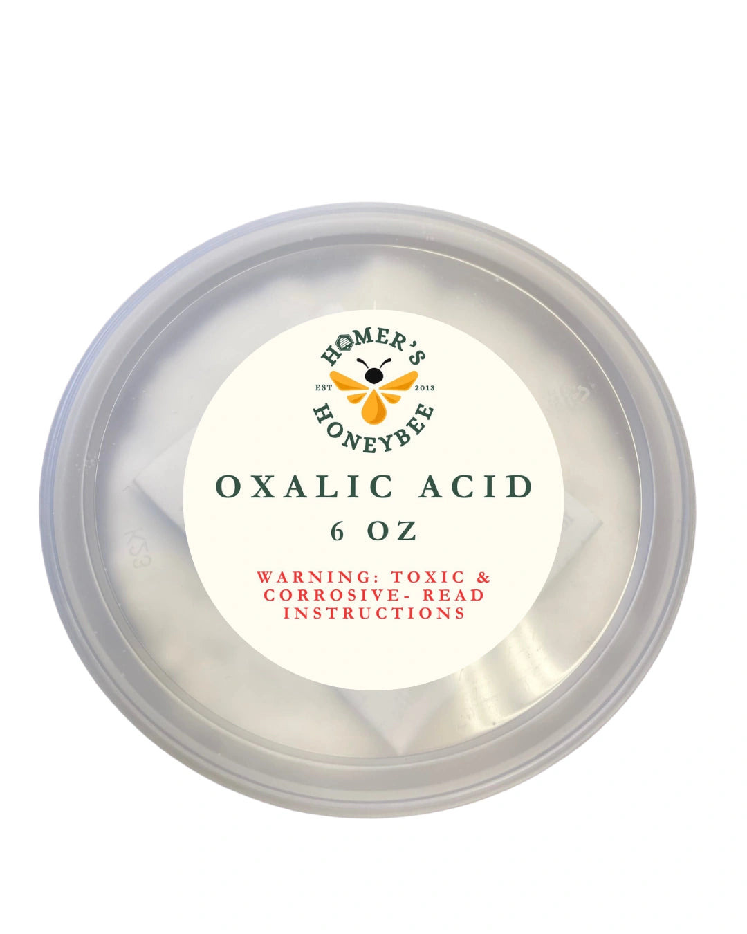 Oxalic Acid Powder 6 oz – Varroa Mite Treatment for Honeybee Colonies