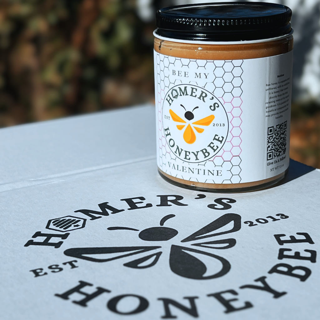 Valentine’s Day Vanilla Bean Creamed Honey