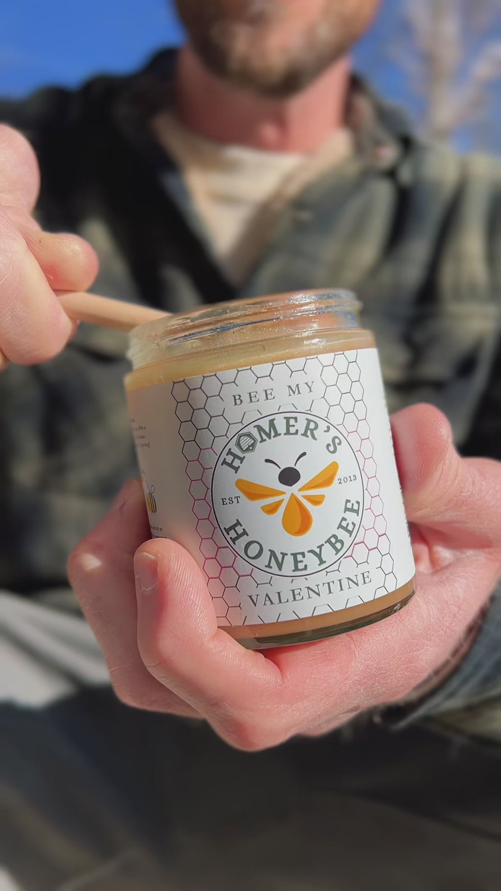 Valentine’s Day Vanilla Bean Creamed Honey